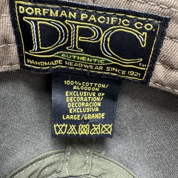 Dorfman Hat Co. Men's Twill Outback Hat beige UPF 50 size Large - Picture 8 of 10